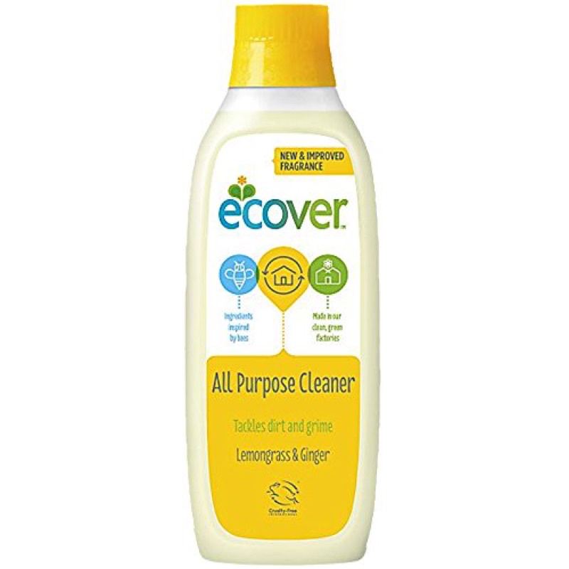 ecover All Purpose Cleaner 1L Lemon Grass & Ginger Scent - Eco Friendly ...