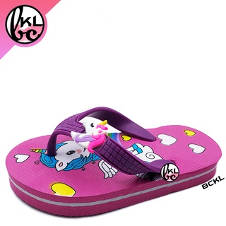 BCKL 】Baby & Kids Cartoon Hook & Loop Sandals, New EVA Truck Pony Shoes  Slippers Twins, Selipar Kasut Budak 19-24