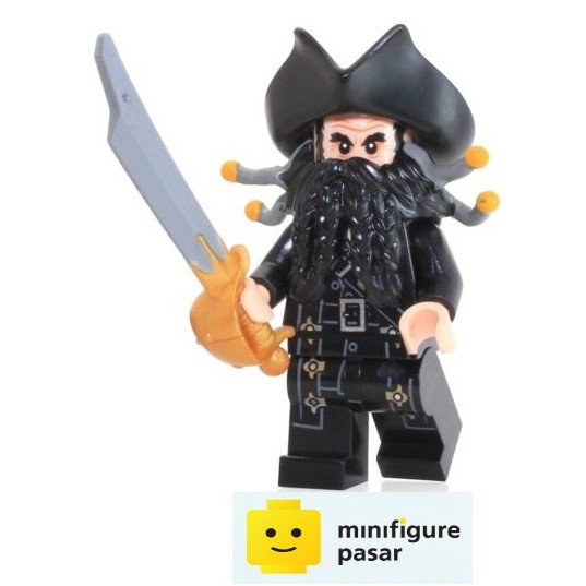 Lego cheap blackbeard minifigure