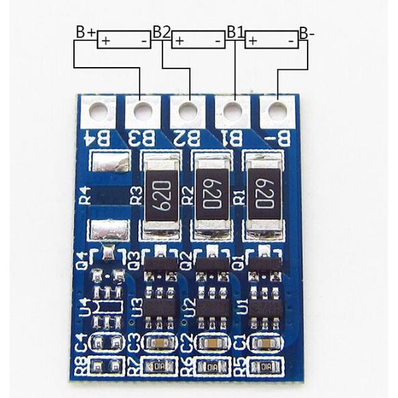 BMS 3S 4S 5S 6S 7S 8S 18650 Lithium Battery Charger Protection Board ...