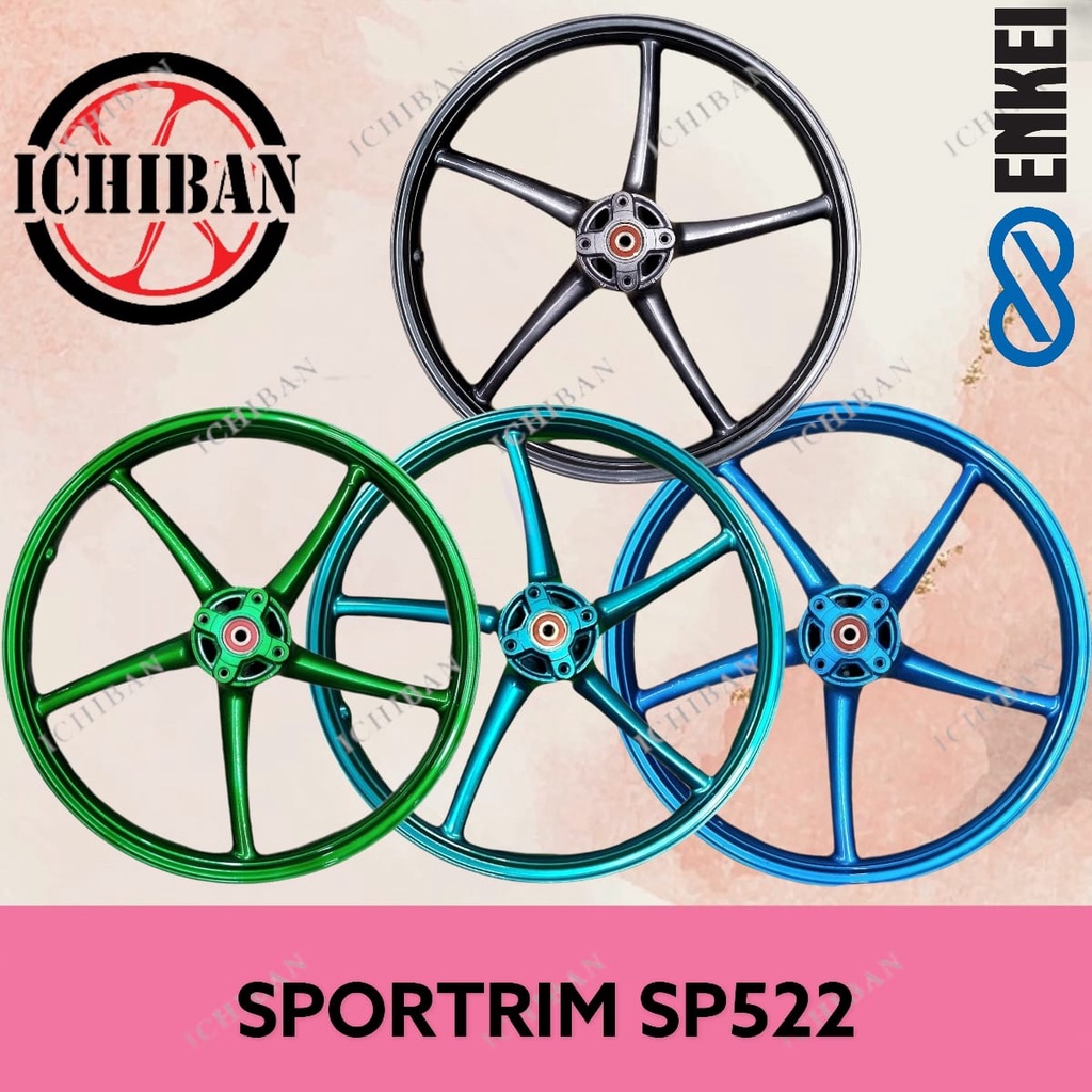 Sport Rim ENKEI SP522 Yamaha LC135 LC 135 (1.4/1.6) / Y15ZR (1.6/1.6 ...