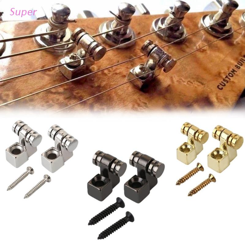 Best Electric Guitar String Tree with Mounting Screws,2Piece Pack