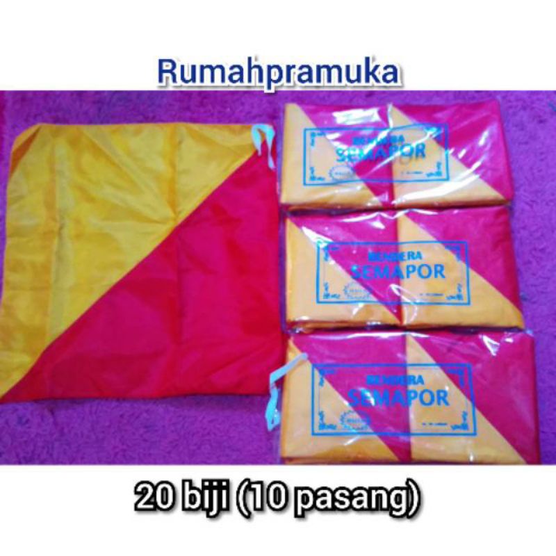 (20pcs) 10 Pairs Of Perfect Flags semaphore simapur Flags | Shopee Malaysia