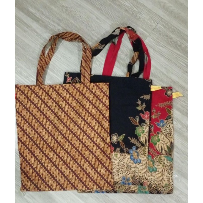 🔥READY STOCK🔥 BATIK TOTE BAG MATERIAL COTTON RANDOM DESIGN DOORGIFT ...