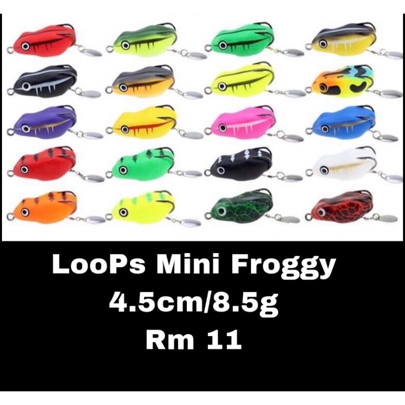LooPs Mini Froggy 8.5g/45mm | Shopee Malaysia