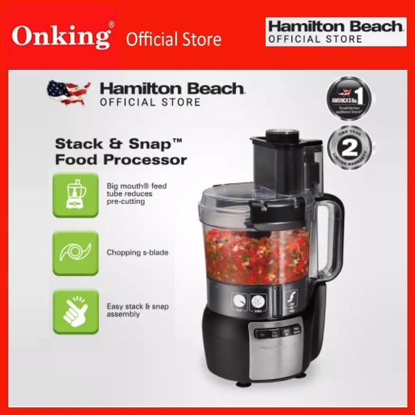 Hamilton Beach Stack & Snap Food Processor 70720-SAU