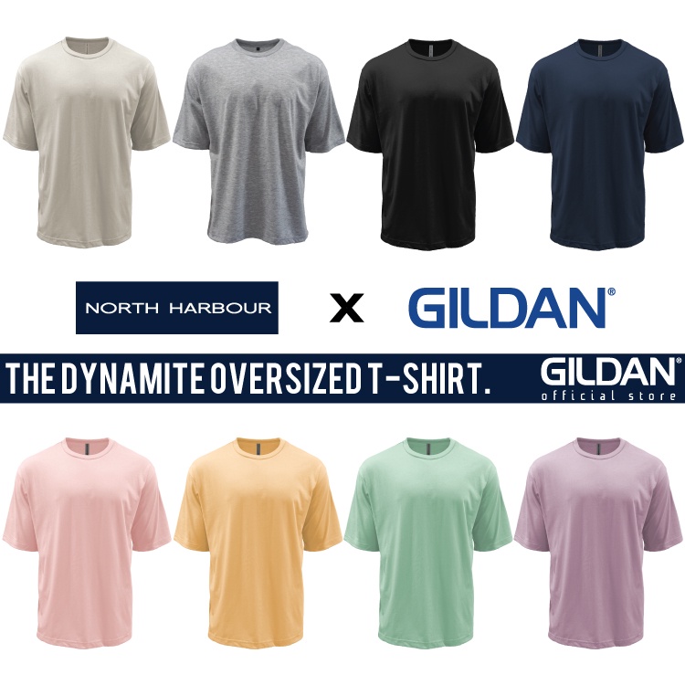 Gildan oversized t clearance shirt