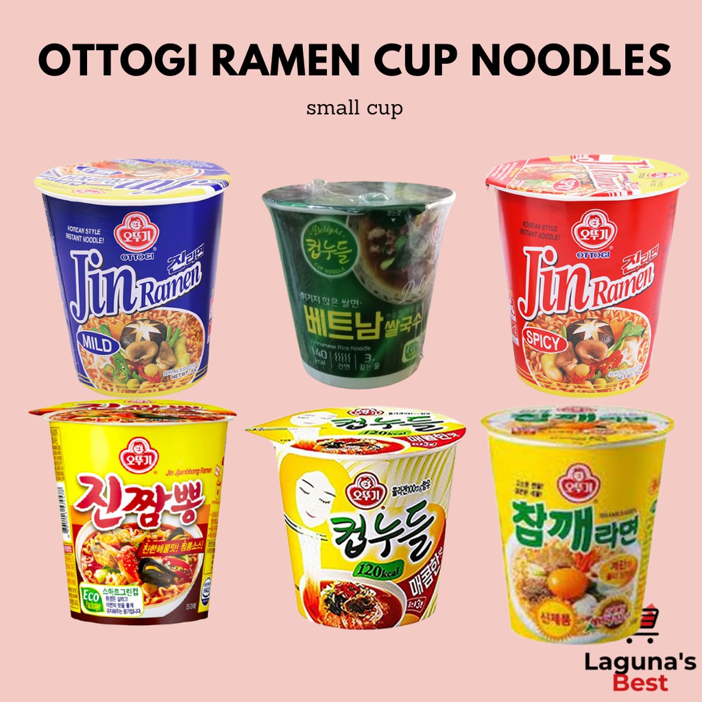 Ottogi Ramen Cup Noodles - Jin Ramen, Diet Ramen, Sesame Ramen, Jin ...