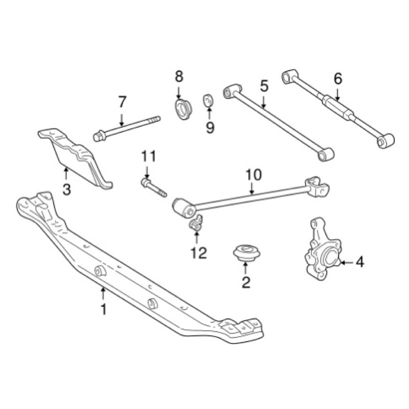 THAILAND QUALITY TOYOTA CAMRY ACV30 2001-2006 REAR SUSPENSION ARM ...