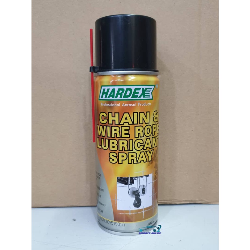 Hardex® Chain & Wire Rope Lubricant Spray (400mL) Shopee Malaysia