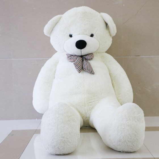 Joyfay 91" Giant Teddy Bear White Stuffed Plush Toy Soft Animals ...