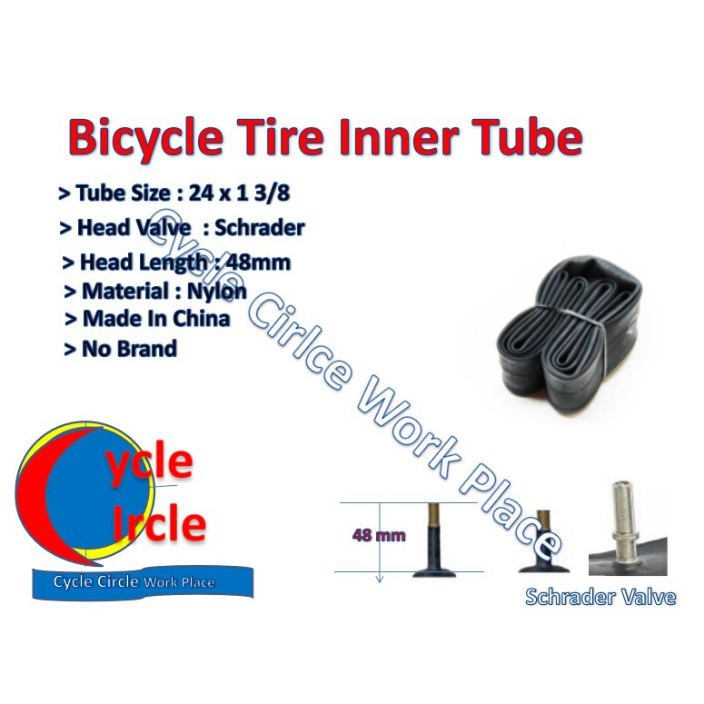 Bicycle Tire Inner Tube 24 x 1 3 8 540 ReadyStock Shopee Malaysia