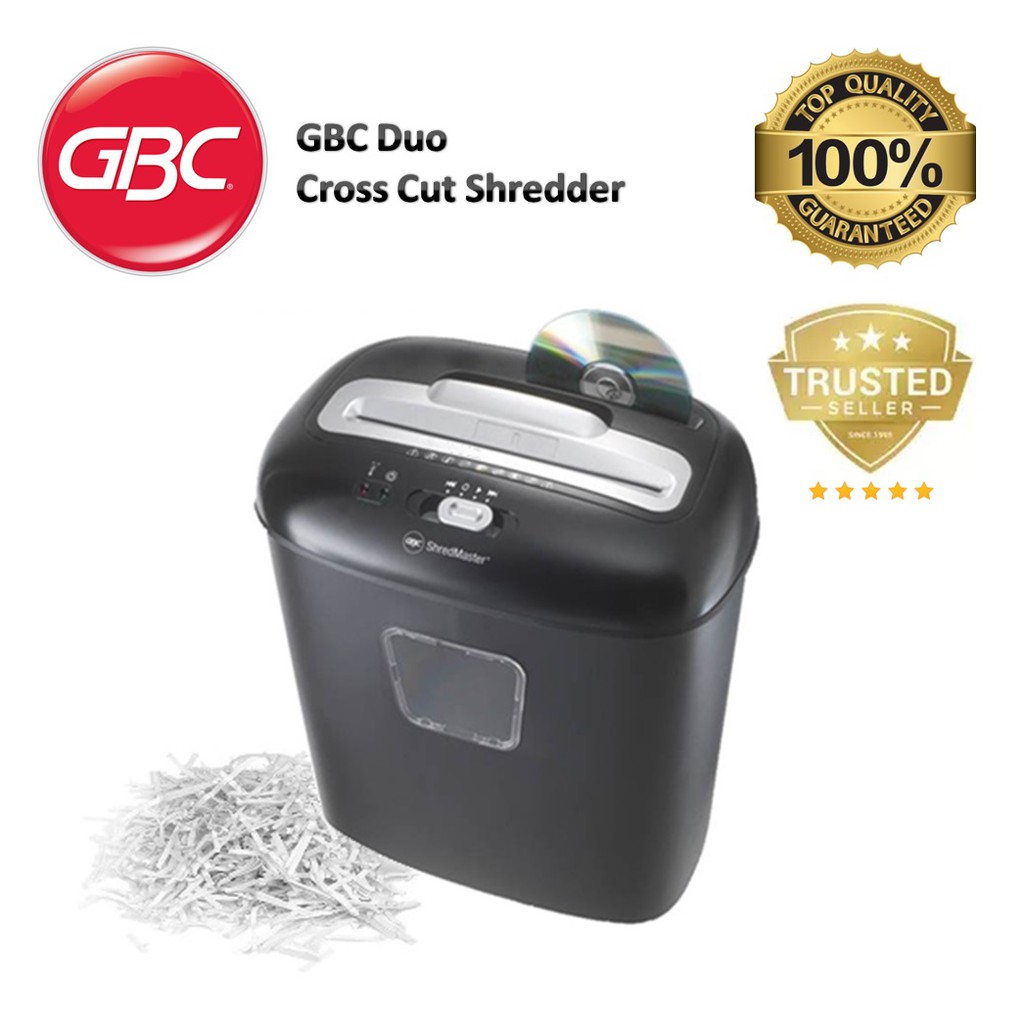 Original GBC DUO Cross Cut Paper Shredder Shopee Malaysia