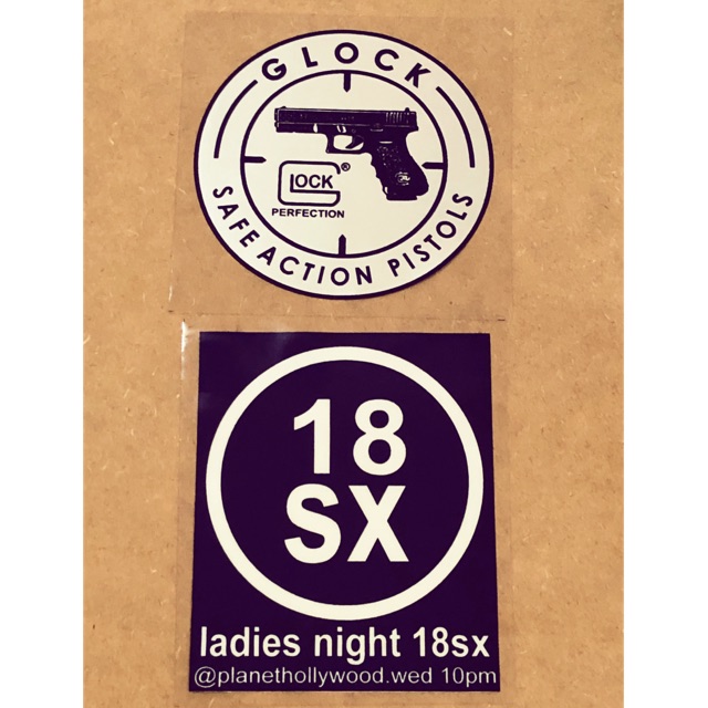GLOCK & 18SX car windscreen sticker | Shopee Malaysia