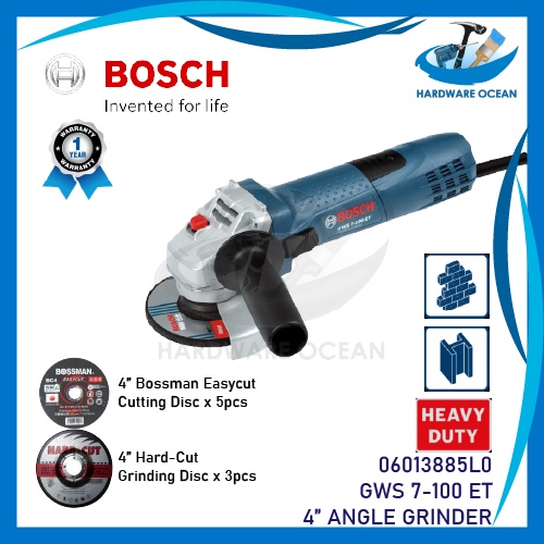 Bosch GWS 7 100 ET Angle Grinder 720w 4