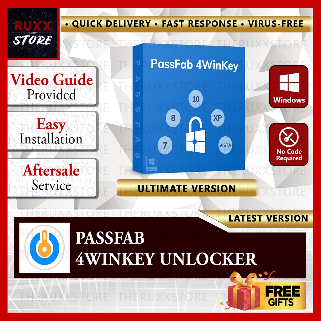 [windows] Passfab 4winkey Ultimate 2022 Full Version Video Guide Shopee Malaysia