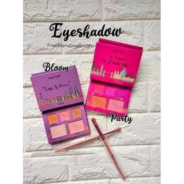 EYESHADOW SUGAR GOLD 💯 ORIGINAL HQ Shopee Malaysia