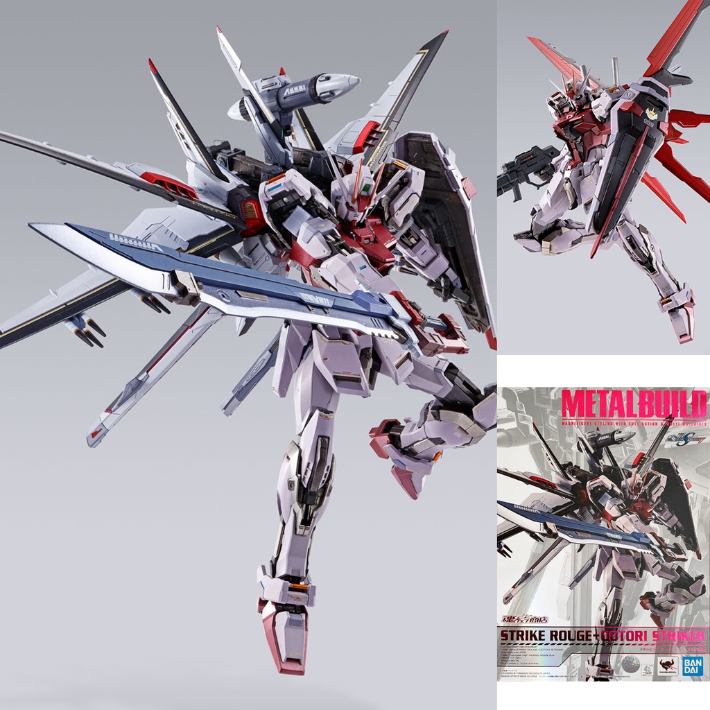 Bandai Metal Build MB Gundam Strike Rouge + Ootori Striker | Shopee ...