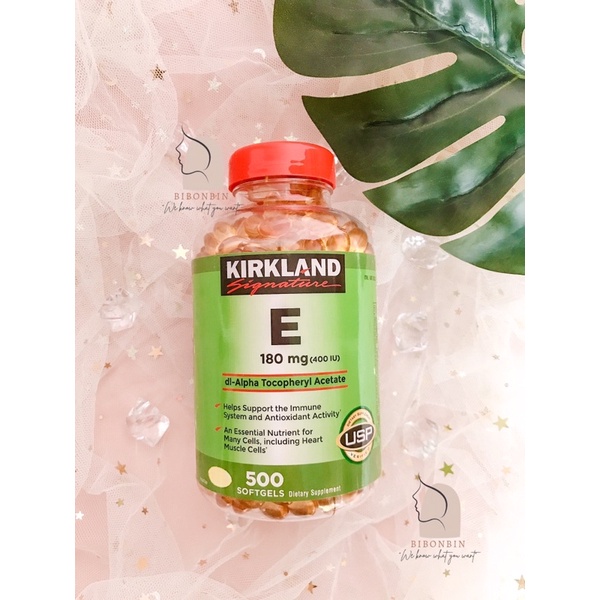 Vitamin E KirkLand Oral Tablet 500 Tablets Shopee Malaysia