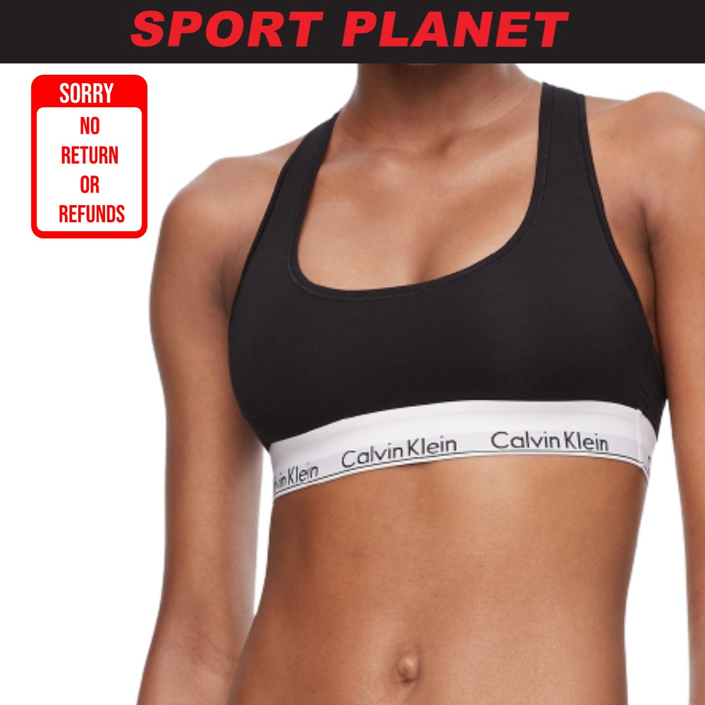 Calvin Klein Women The Modern Cotton Series Black Bralette Accessories (2  Pcs) QF5827AD-OOO Sport Planet 30-5