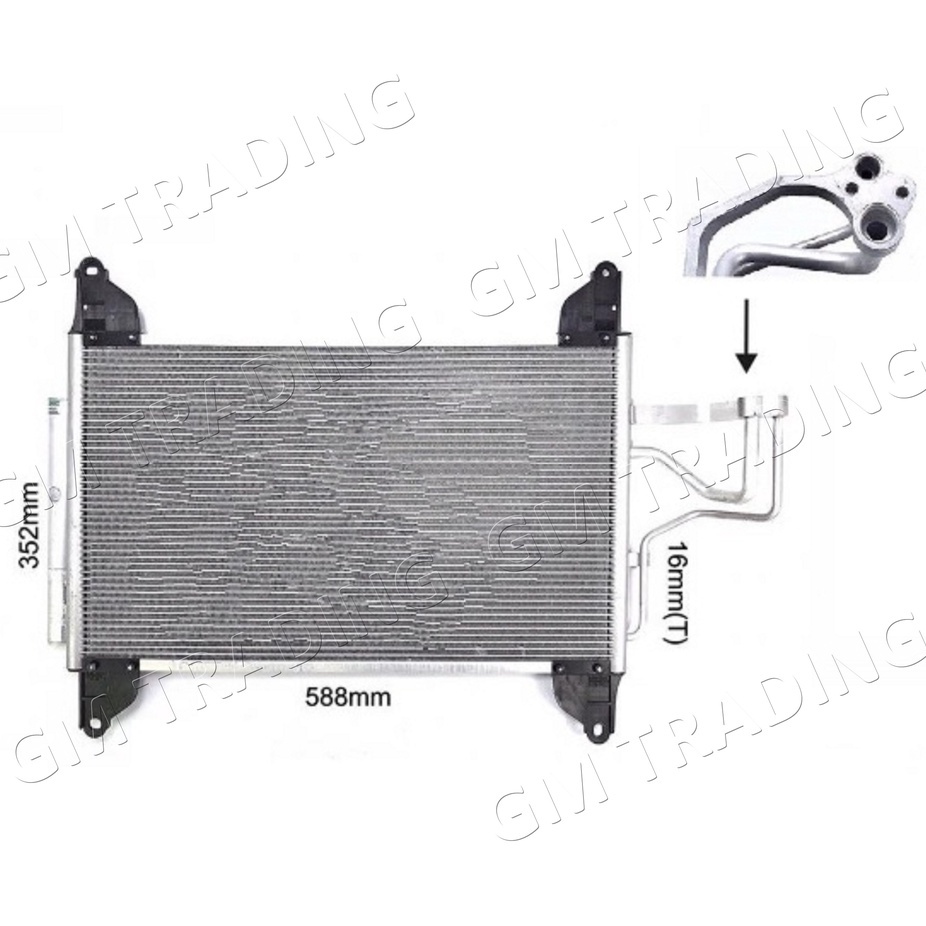Proton Saga BLM / FL / FLX / New Saga 20162019 Air Cond Condenser