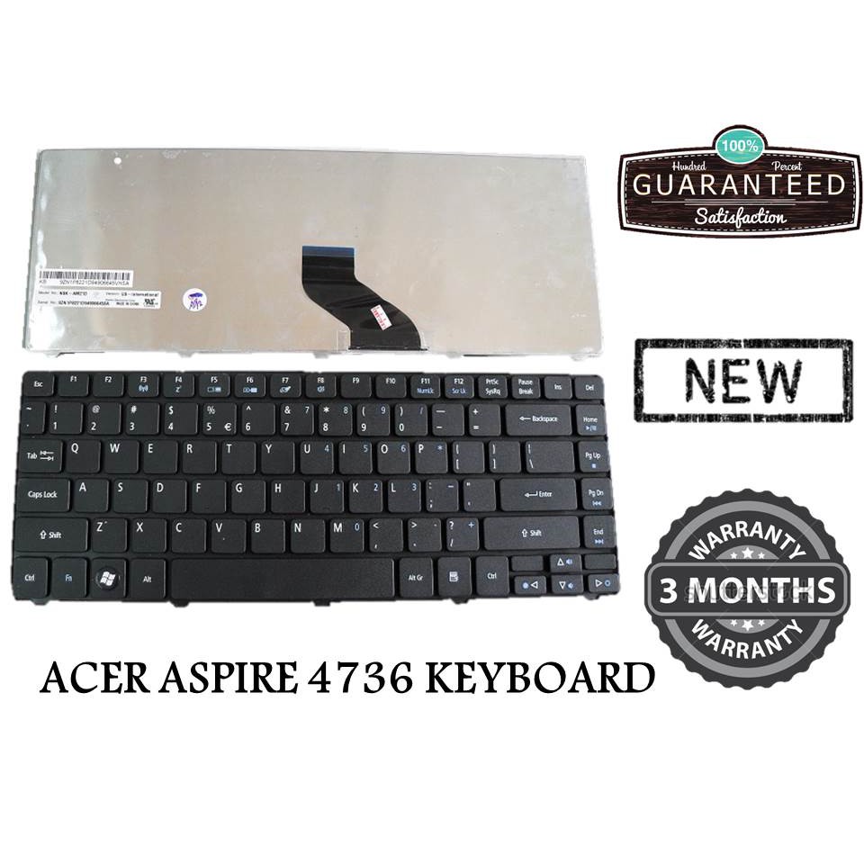 ACER Aspire 4752ZG 4535 4535G 4552 ZQ8C ZQ8B 4752Z Keyboard | Shopee ...