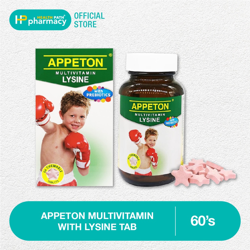 Appeton Multivitamin with Lysine Tab (60's) EXP 03/2026 Shopee Malaysia