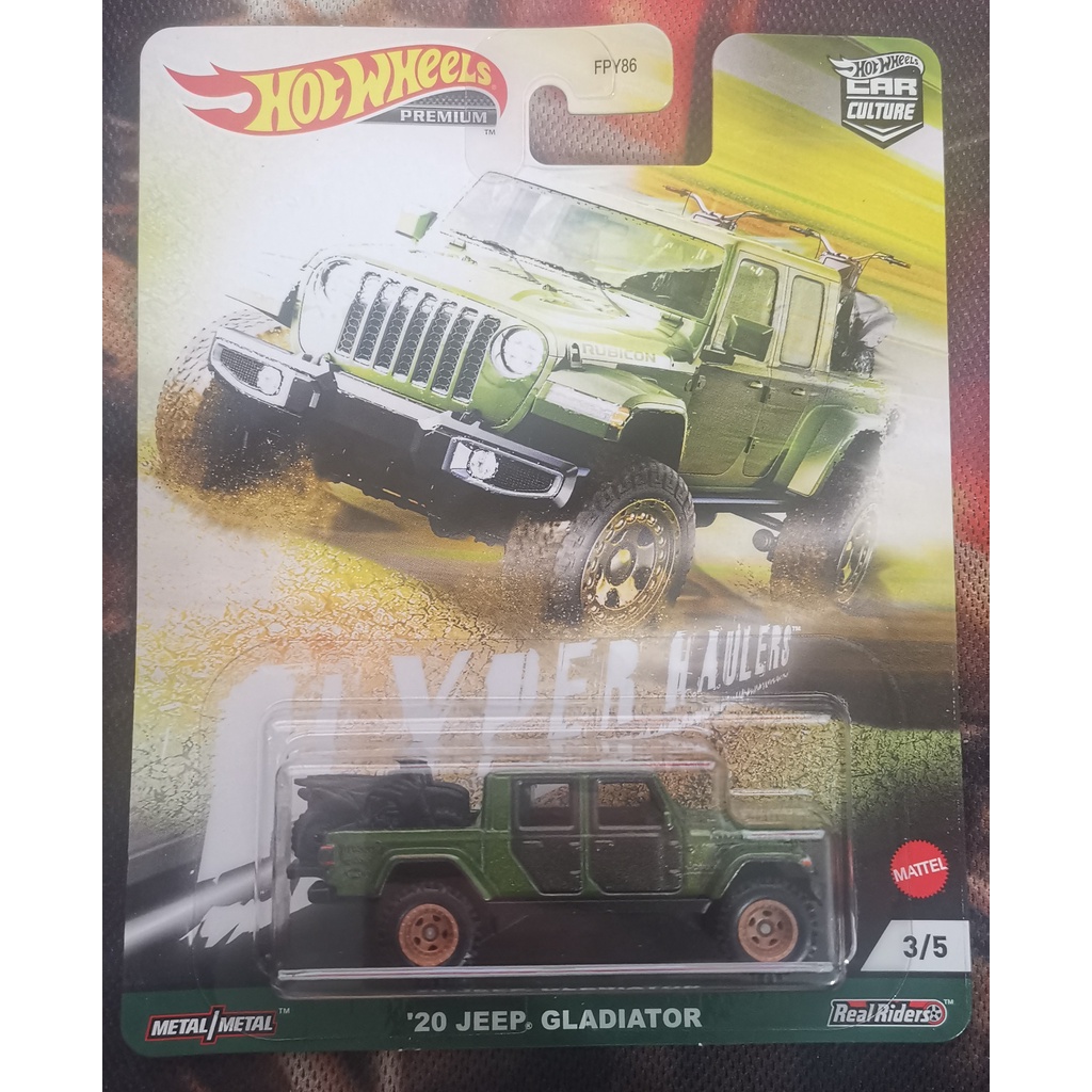 Hot Wheels Premium - Hyper Haulers 3/5 - Jeep Gladiator 2020 - Échelle 1:64 - Neuf