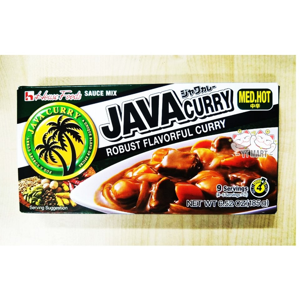 House Java Curry Sauce Mix 185g (Medium Hot Japanese Curry) | Shopee ...