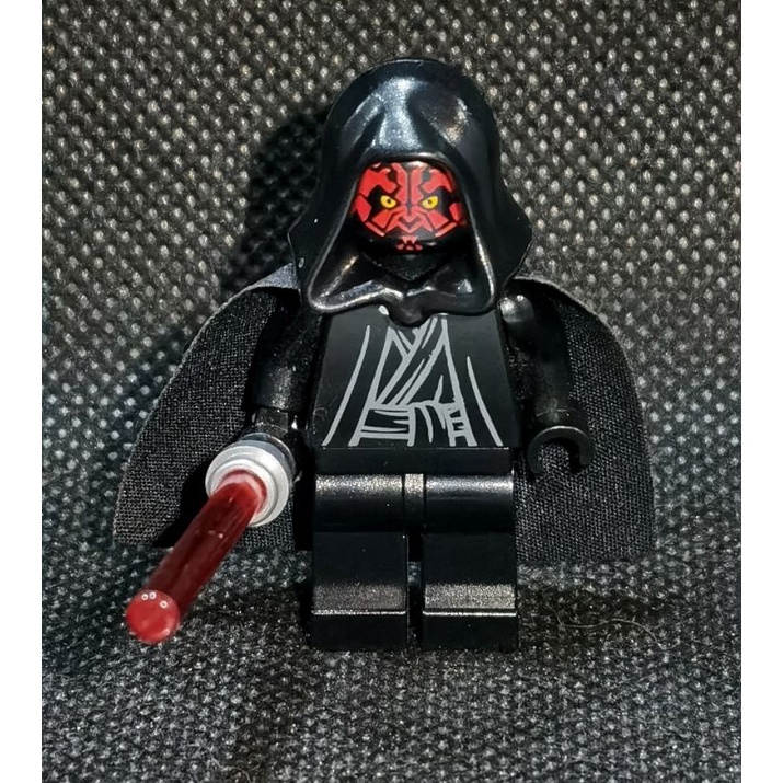 LEGO MINIFIGURE sw0394 Star Wars Darth Maul (Silver Neck Clasp Torso ...