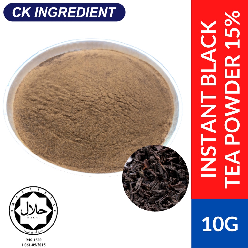 (Halal) Instant Black Tea Powder 15% 10G - Serbuk Segera Teh Hitam ...