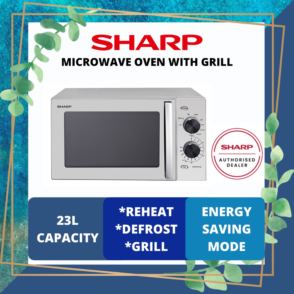 SHARP MICROWAVE OVEN WITH GRILL R639ES Shopee Malaysia