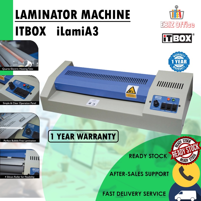 Itbox Laminating Machine A4 A3 Size Ilamia3 Laminator Hot And Cold