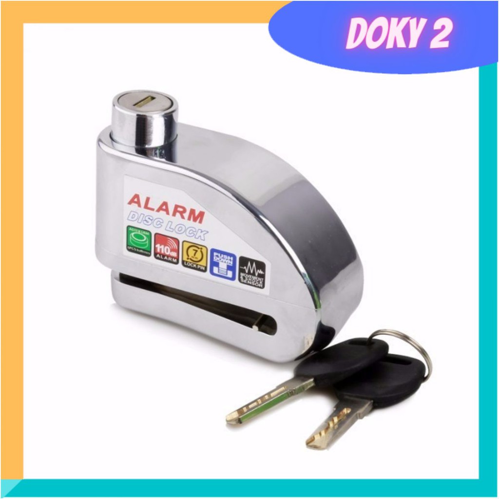 Alarm DISC lock with BIG alarm sound, alloy material, ANTI-CORROR, ANTI ...