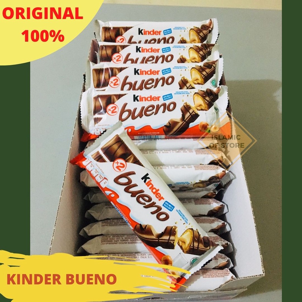 Kinder Bueno Chocolate 43 Gr / Chocolate Kinder Bueno Halal Mui Prices ...