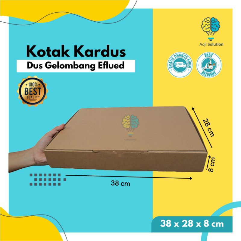 (38x28x8cm) Eflued Diecut Box / Wave Box / Box / Box / Cardboard ...
