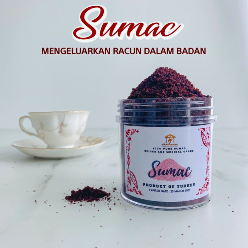 100 PURE SUMAC HIGH QUALITY (100 gram) from Turkey Shopee Malaysia