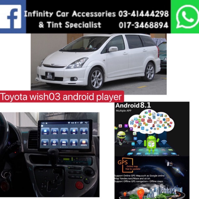 Toyota Wish 2003-2008 Android Player With Casing | Shopee Malaysia