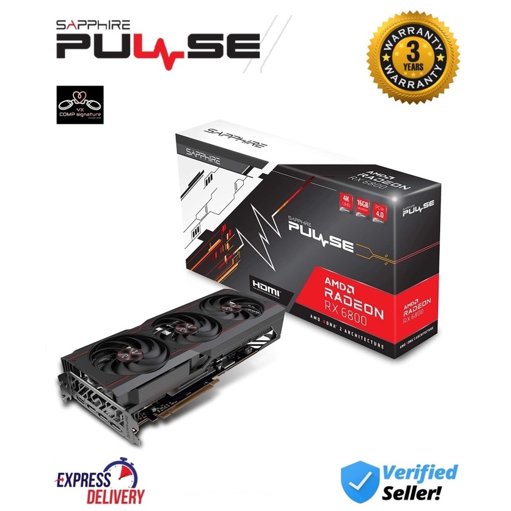 SAPPHIRE Radeon RX 6800 XT 16GB（中古・箱あり）