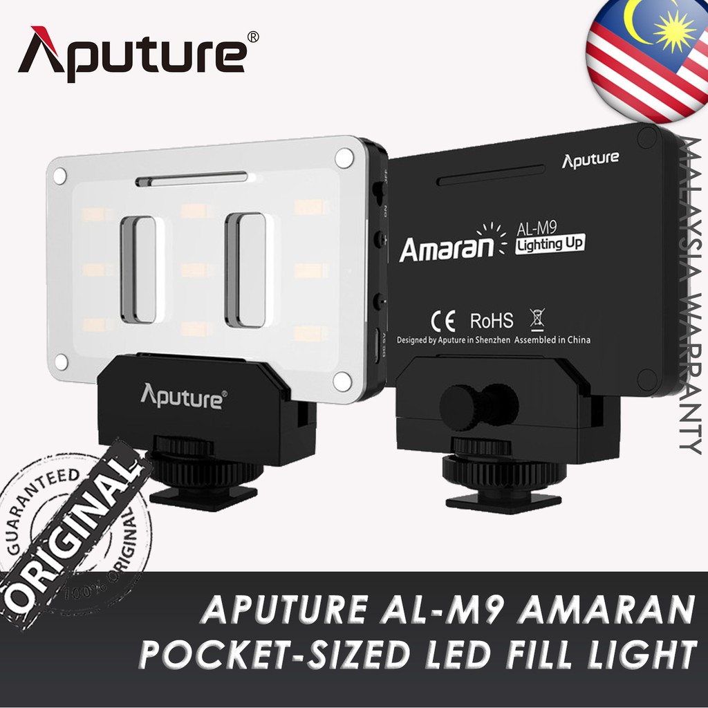 Aputure Amaran AL-M9 Pocket-Sized LED Fill Light for Cameras ...