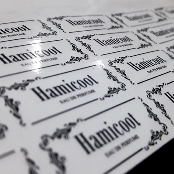 100pcs_Sticker Label Produk- White PP / Digital Printing [Print & Cut ...