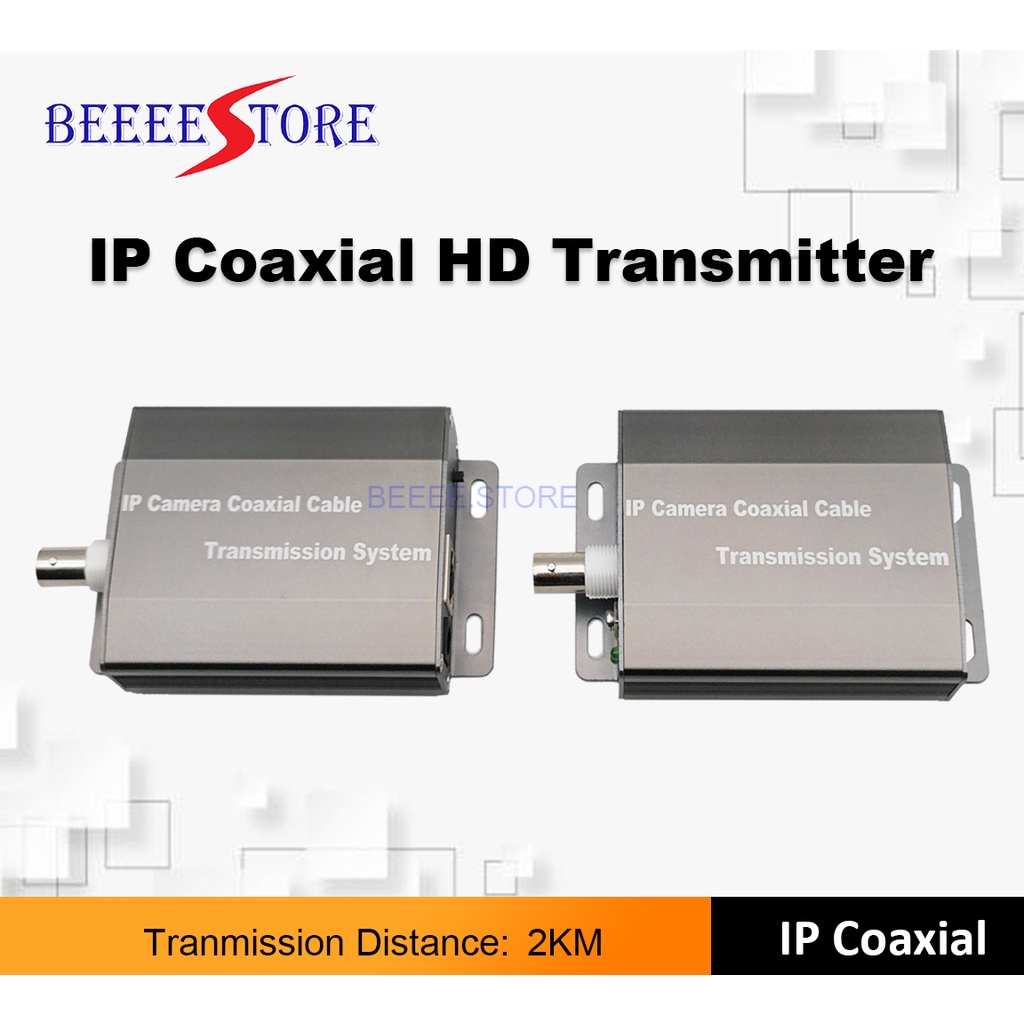 (Coaxial to RJ45) IP HD NETWORK COAXIAL TRANSMISSION EXTENDER LIGHTNING ...