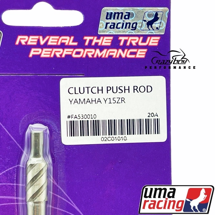 UMA RACING PUSH ROD Y15ZR LC135 FZ150 CLUTCH PUSH ROD 100 ORIGINAL UMA