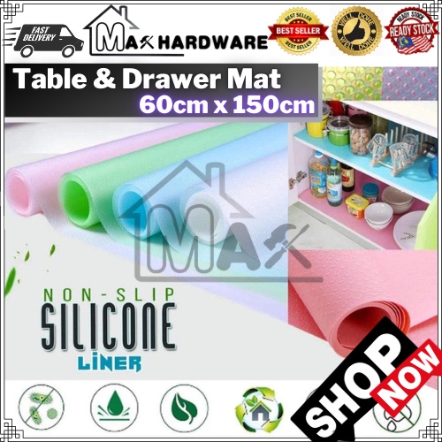 NonSlip Waterproof EVA Drawer Mat Cupboard Fridge Pad Anti