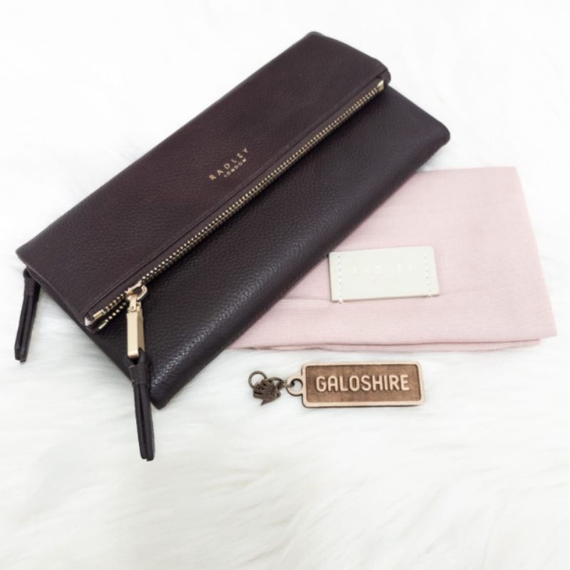 AUTHENTIC Radley Large Leather Foldover Matinee Purse Coleman Street Shopee Malaysia