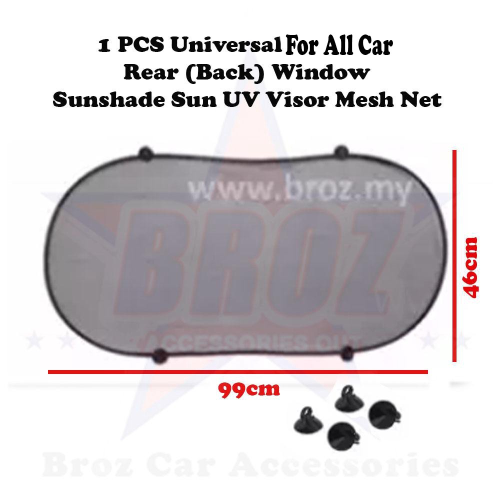 Universal Car Window Black Curtain Sunshade Sun UV Visor Mesh Net Shade