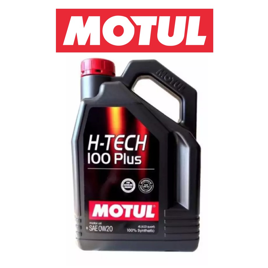 Motul H Tech 100 Plus 0w20 Fully Synthetic Engine Oil 4l Shopee Malaysia