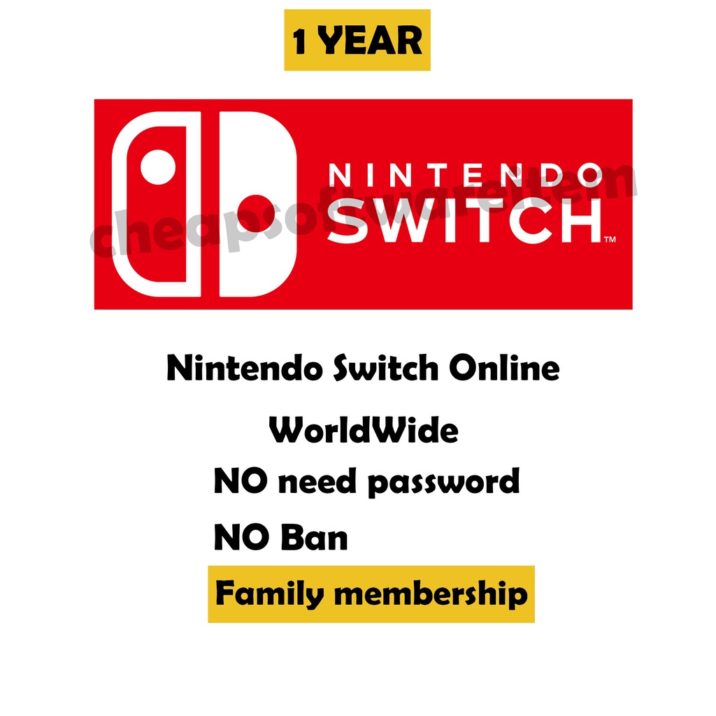 💥Family Membership💥 Nintendo Switch Online Family Membership Shopee