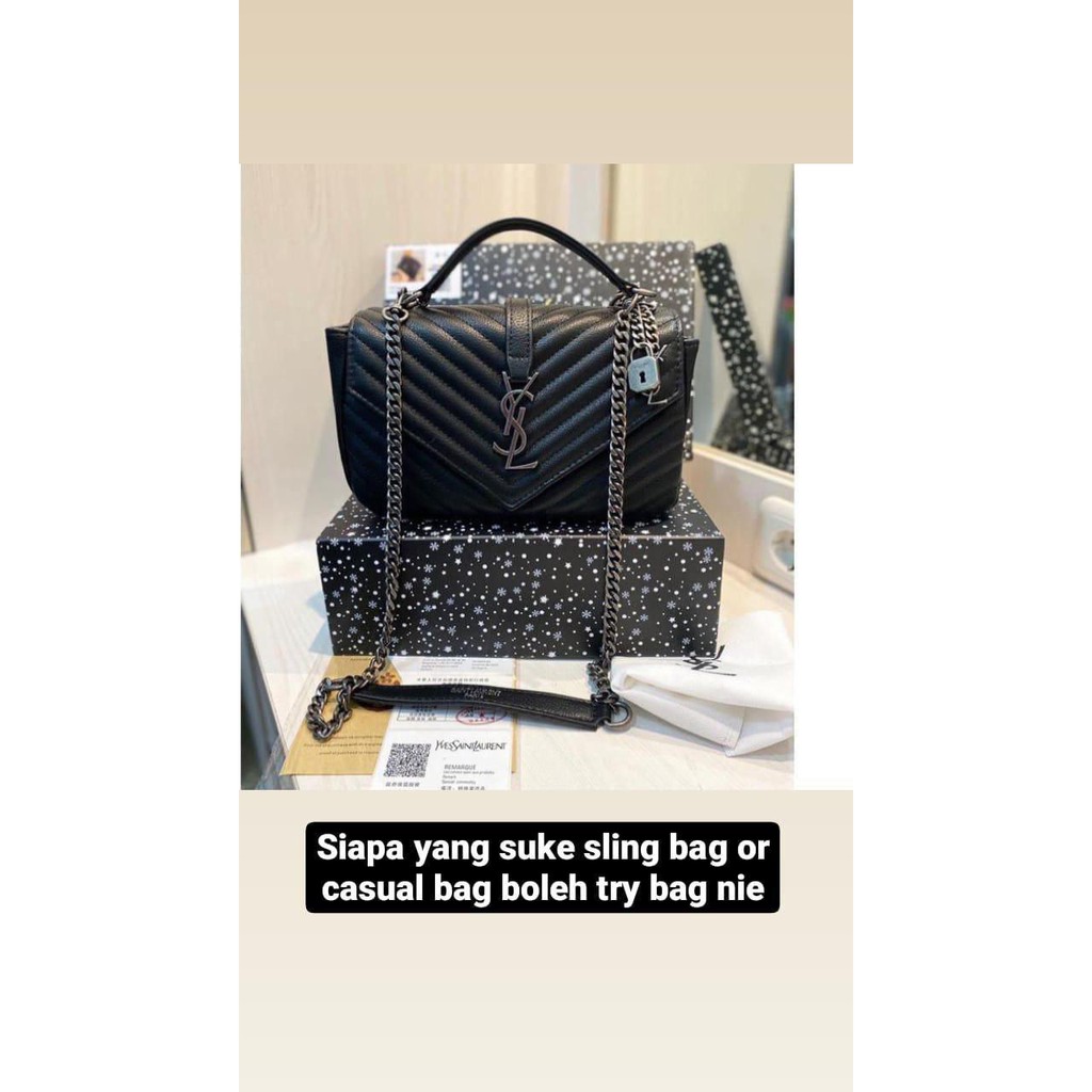 with box handbag Premium Kualiti handbag Copy Ori Shopee Malaysia
