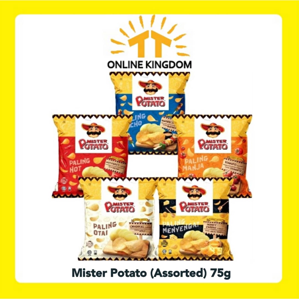Mister Potato Chips 60g Shopee Malaysia